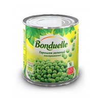 Горошек зеленый консервированный «Bonduelle» 400 гр